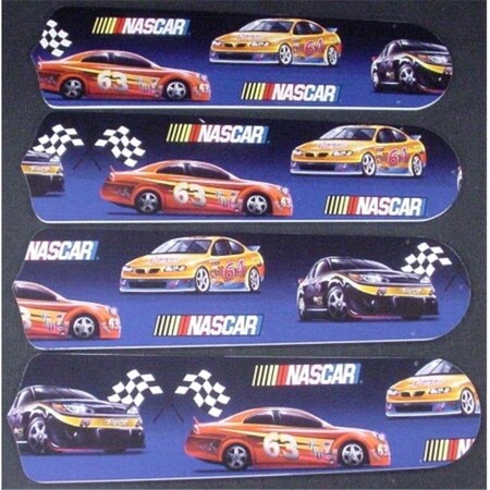 Ceiling Fan Designers Ceiling Fan Designers 42SET-KIDS-KNR Nascar Racing 42 in. Ceiling Fan Blades Only 42SET-KIDS-KNR